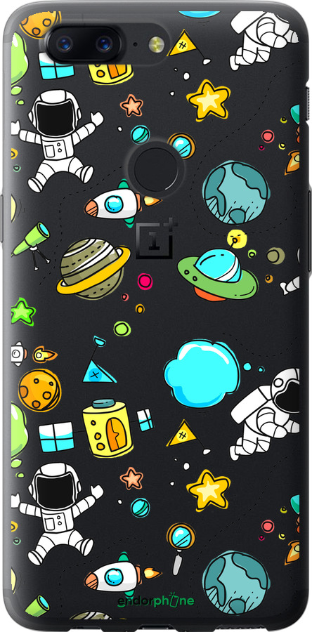 Силіконовий чехол Космос для OnePlus 5T - 4735u-1352 изображение 