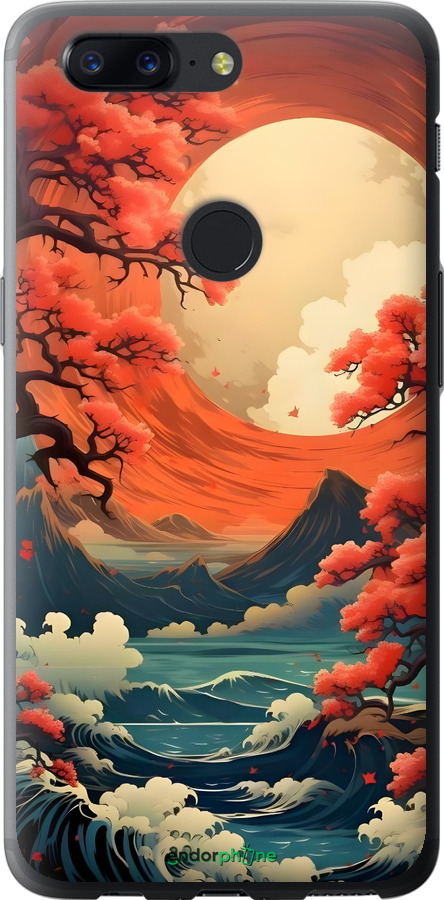Силіконовий чехол Природа Японії для OnePlus 5T - 6327u-1352 изображение 