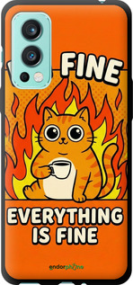 TPU чехол Funny Cat для OnePlus Nord 2 - 6786b-2468 изображение 