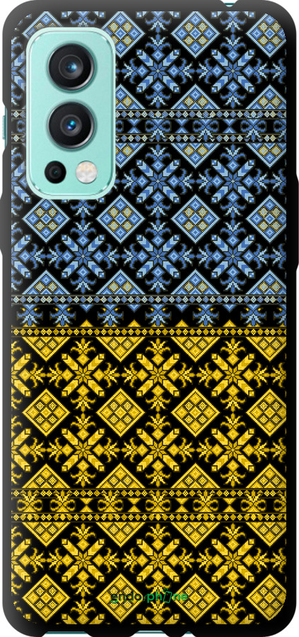 TPU чехол Жовто-блакитна вишиванка для OnePlus Nord 2 - 1169b-2468 изображение 