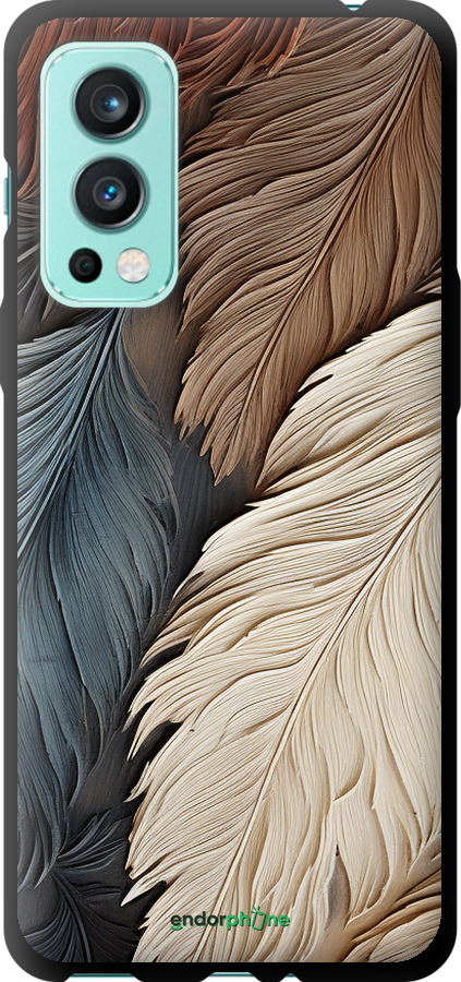 TPU чехол Листя в стилі бохо для OnePlus Nord 2 - 5643b-2468 изображение 
