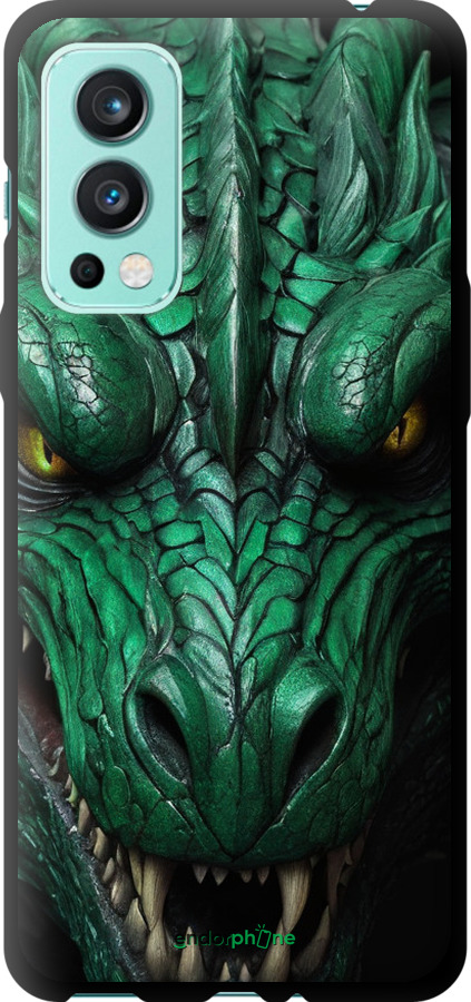 TPU чехол Зелёный дракон v2 для OnePlus Nord 2 - 5817b-2468 изображение 