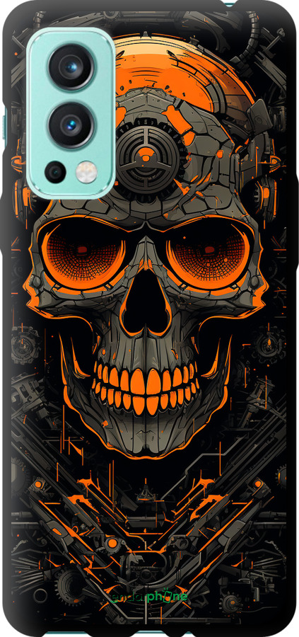 TPU чехол Череп для OnePlus Nord 2 - 5952b-2468 изображение 