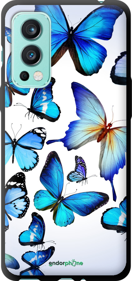 TPU чехол Метелики для OnePlus Nord 2 - 6023b-2468 изображение 