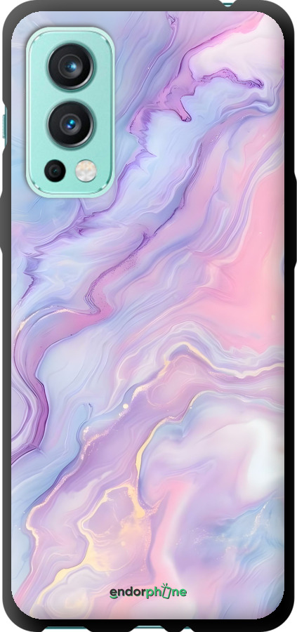 TPU чехол Нежный мрамор для OnePlus Nord 2 - 6310b-2468 изображение 