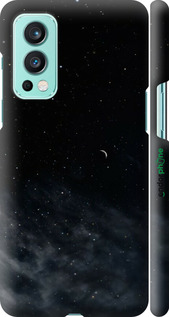 3D пластиковый матовый чехол Ночное небо для OnePlus Nord 2 - 6451m-2468 изображение 
