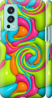 3D пластиковый матовый чехол Y2K Jelly Dream для OnePlus Nord 2 - 6780m-2468 изображение 