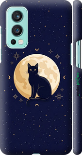 3D пластиковый матовый чехол Cute Cat Celestial/Witchy для OnePlus Nord 2 - 6787m-2468 изображение 