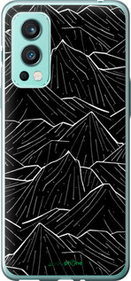 Силиконовый чехол С изображением Темных гор для OnePlus Nord 2 - 6489u-2468 изображение 