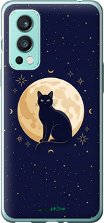 Силиконовый чехол Cute Cat Celestial/Witchy для OnePlus Nord 2 - 6787u-2468 изображение 