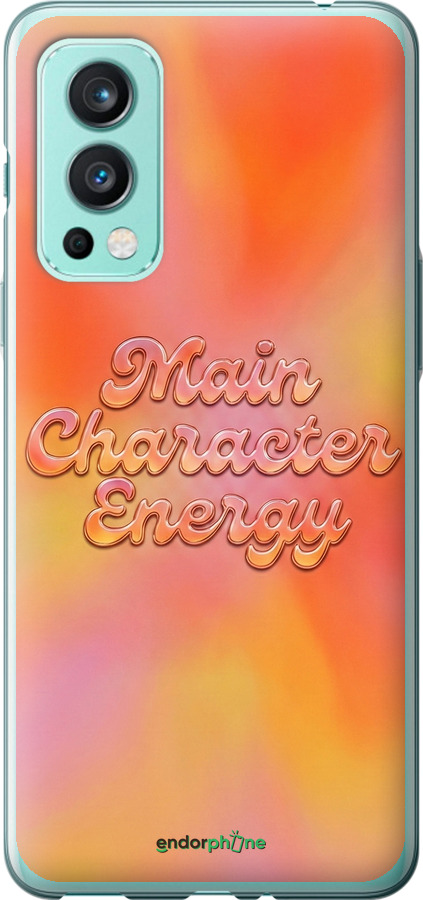 Силиконовый чехол Aura Gradient Main Character Energy Aesthetic Y2K для OnePlus Nord 2 - 6783u-2468 изображение 