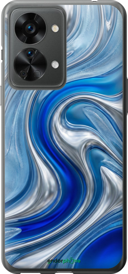 Силиконовый чехол Liquid Chrome для OnePlus Nord 2T - 6781u-2640 изображение 