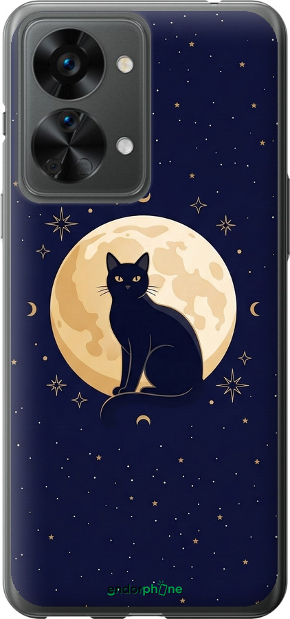 Силиконовый чехол Cute Cat Celestial/Witchy для OnePlus Nord 2T - 6787u-2640 изображение 
