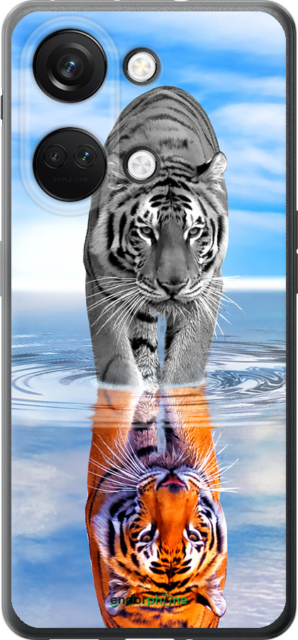 Силиконовый чехол Тигр для OnePlus Nord 3 - 6016u-3416 изображение 