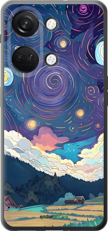 Силиконовый чехол Креативный арт для OnePlus Nord 3 - 6322u-3416 изображение 