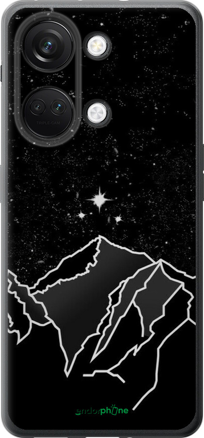 Силиконовый чехол Минималистический горный пейзаж для OnePlus Nord 3 - 6438u-3416 изображение 