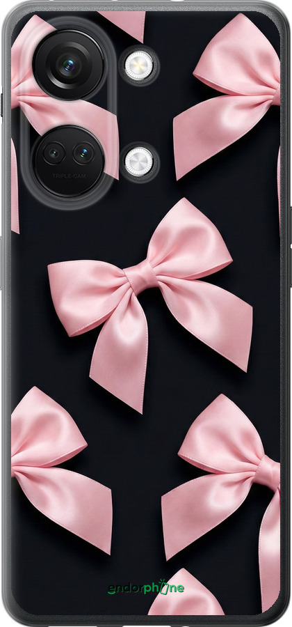 Силиконовый чехол Coquette Ribbons Dark Coquette для OnePlus Nord 3 - 6767u-3416 изображение 