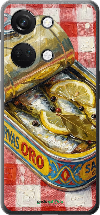 Силиконовый чехол Vintage Sardine Tin Phone для OnePlus Nord 3 - 6772u-3416 изображение 