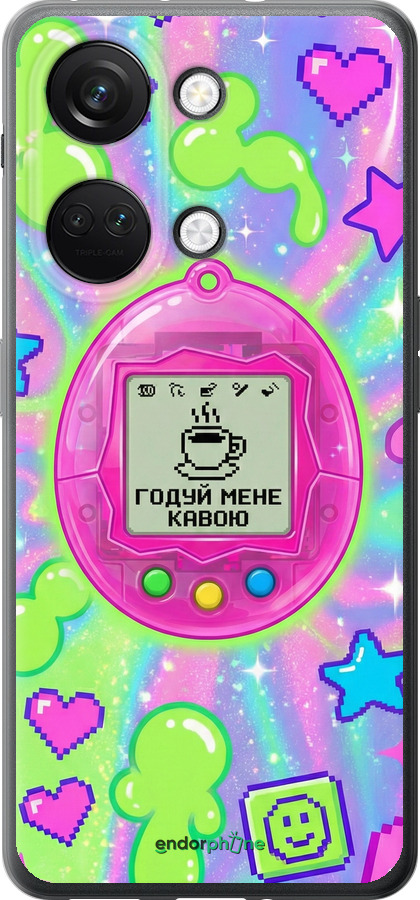Силиконовый чехол Y2K Aesthetic Retro Pet: Годуй мене кавою для OnePlus Nord 3 - 6784u-3416 изображение 
