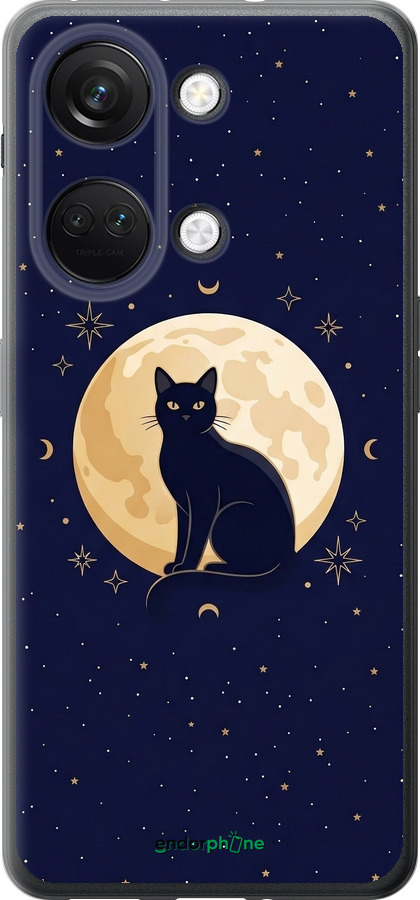 Силиконовый чехол Cute Cat Celestial/Witchy для OnePlus Nord 3 - 6787u-3416 изображение 