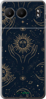 Силіконовий чехол Celestial Harmony: Sun & Moon Gold Mystic Pattern для OnePlus Nord 4 5G - 6778u-3790 изображение 