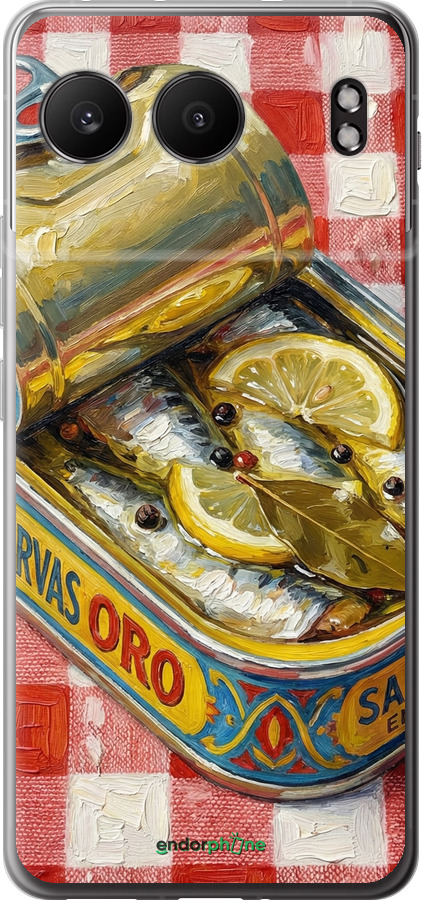 Силиконовый чехол Vintage Sardine Tin Phone для OnePlus Nord 4 5G - 6772u-3790 изображение 