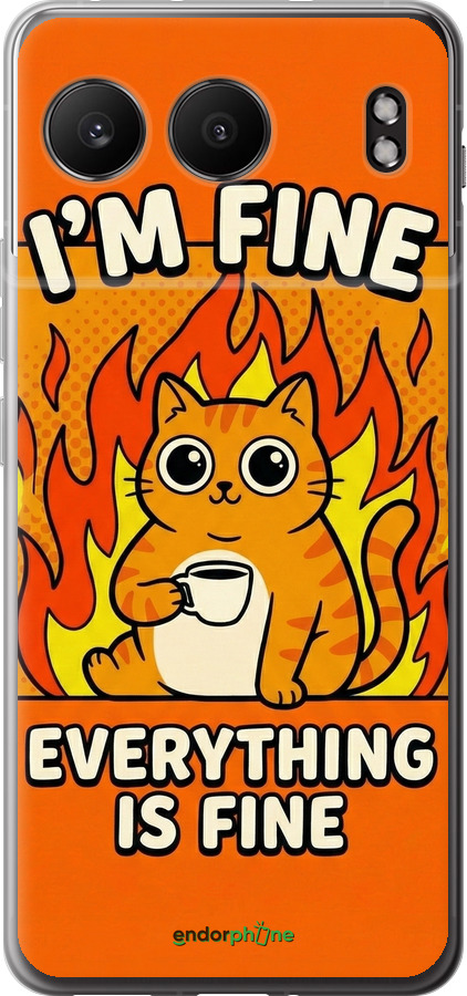 Силіконовий чехол Funny Cat для OnePlus Nord 4 5G - 6786u-3790 изображение 