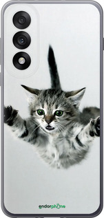 Силиконовый чехол Летящий котёнок для OnePlus Nord 5 5G - 2322u-4133 изображение 