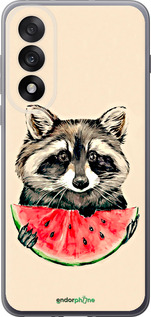 Силиконовый чехол Енотик с арбузом для OnePlus Nord 5 5G - 4605u-4133 изображение 