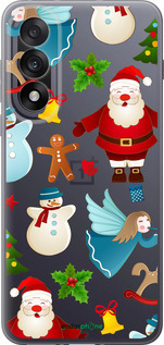 Силиконовый чехол Новогодний 1 для OnePlus Nord 5 5G - 4614u-4133 изображение 