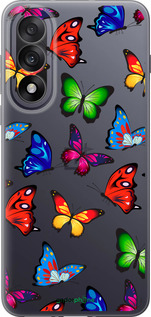 Силиконовый чехол Красочные мотыльки для OnePlus Nord 5 5G - 4761u-4133 изображение 