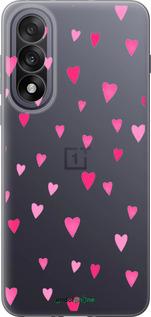 Силиконовый чехол Сердечки 2 для OnePlus Nord 5 5G - 4763u-4133 изображение 