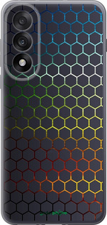 Силиконовый чехол Переливающиеся соты для OnePlus Nord 5 5G - 498u-4133 изображение 