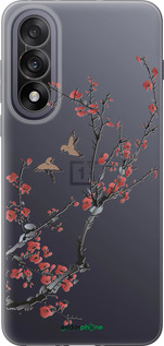 Силиконовый чехол Сакура v2 для OnePlus Nord 5 5G - 5538u-4133 изображение 