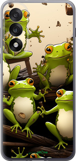 Силиконовый чехол Жабки для OnePlus Nord 5 5G - 5656u-4133 изображение 