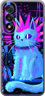Силиконовый чехол Кот панк для OnePlus Nord 5 5G - 6311u-4133 изображение 