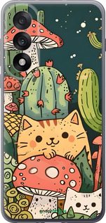 Силиконовый чехол Коты грибы для OnePlus Nord 5 5G - 6321u-4133 изображение 