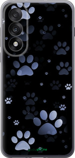 Силиконовый чехол С синими отпечатками лап для OnePlus Nord 5 5G - 6441u-4133 изображение 