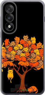 Силиконовый чехол Дерево и котики для OnePlus Nord 5 5G - 6516u-4133 изображение 