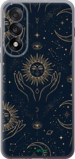 Силиконовый чехол Celestial Harmony: Sun & Moon Gold Mystic Pattern для OnePlus Nord 5 5G - 6778u-4133 изображение 
