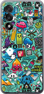 Силиконовый чехол Стикер бомбинг 1 для OnePlus Nord 5 5G - 693u-4133 изображение 