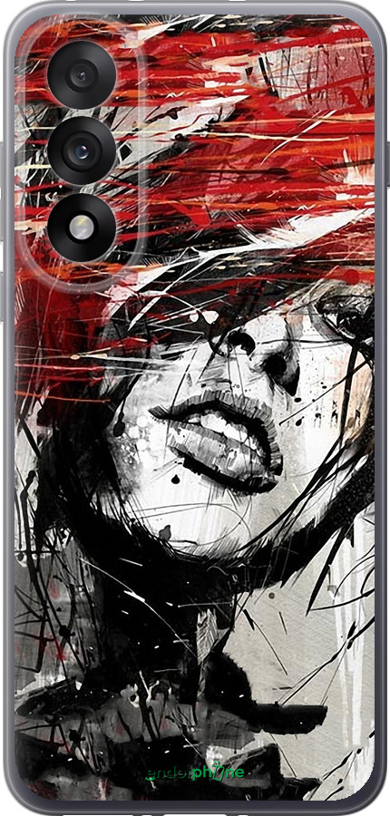 Силиконовый чехол Лицо девушки для OnePlus Nord 5 5G - 1162u-4133 изображение 