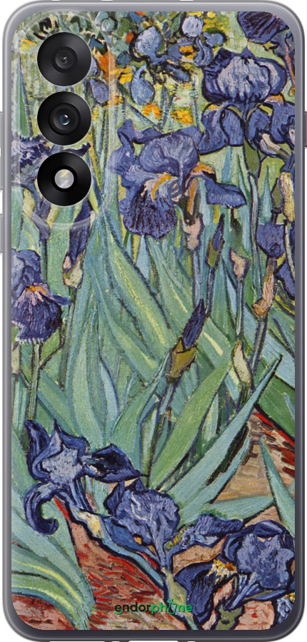 Силиконовый чехол Винсент Ван Гог. Ирисы для OnePlus Nord 5 5G - 161u-4133 изображение 