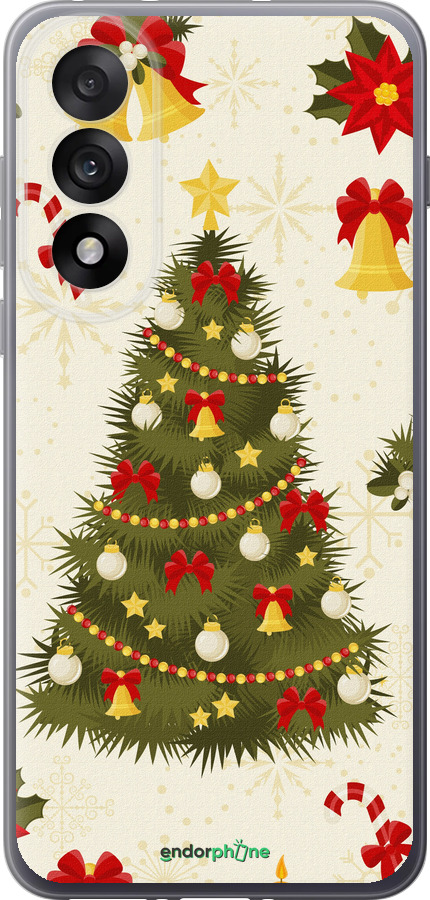 Силиконовый чехол Новогодняя елка для OnePlus Nord 5 5G - 4198u-4133 изображение 