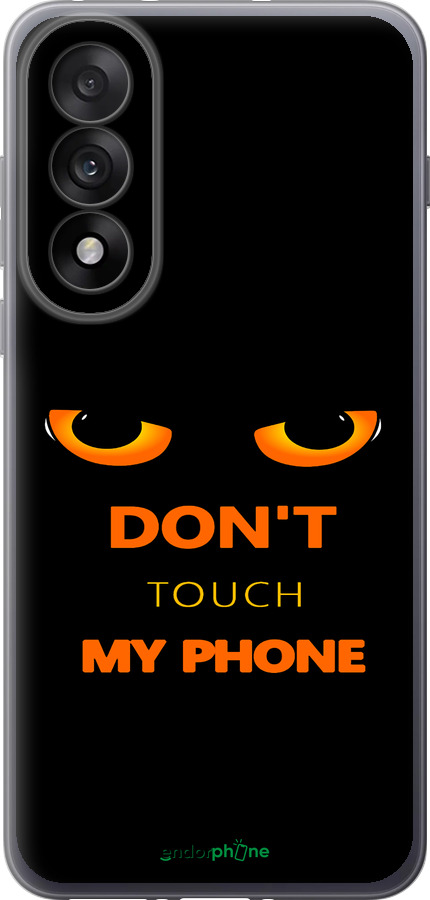 Силиконовый чехол Don't touch the phone для OnePlus Nord 5 5G - 4261u-4133 изображение 