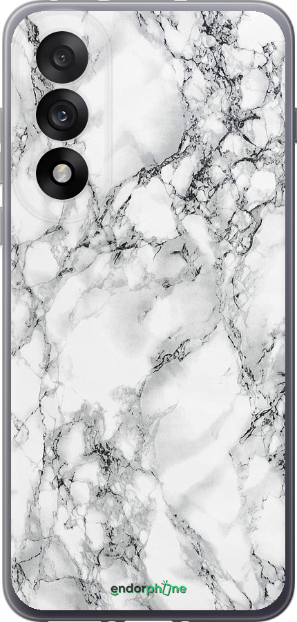 Силиконовый чехол Мрамор белый для OnePlus Nord 5 5G - 4480u-4133 изображение 