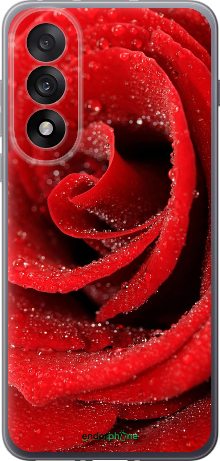 Силиконовый чехол Красная роза для OnePlus Nord 5 5G - 529u-4133 изображение 