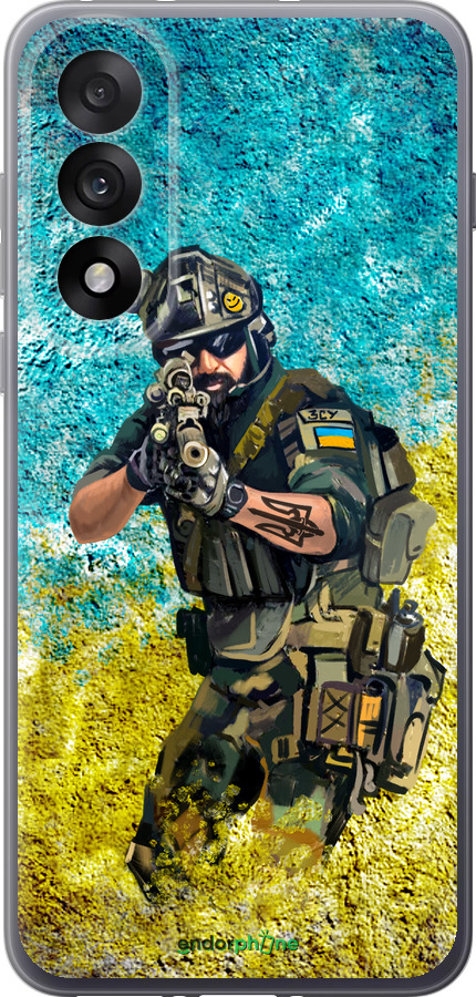Силиконовый чехол Воин ЗСУ для OnePlus Nord 5 5G - 5311u-4133 изображение 