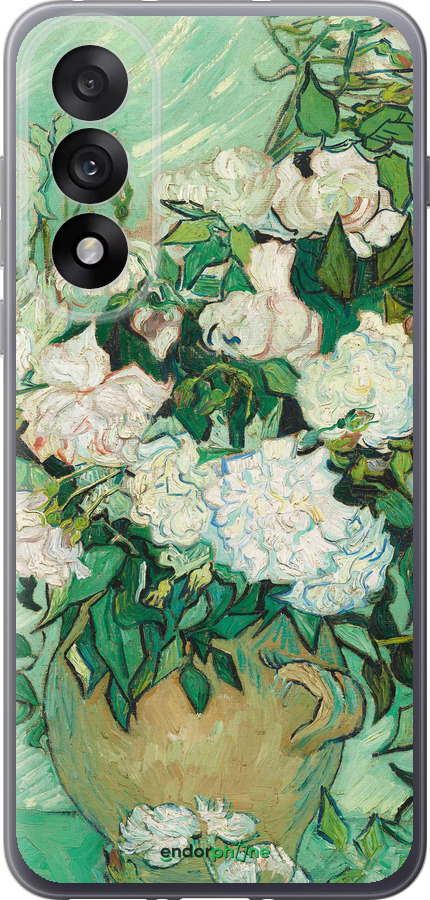 Силиконовый чехол Винсент Ван Гог. Ваза с розами для OnePlus Nord 5 5G - 5543u-4133 изображение 