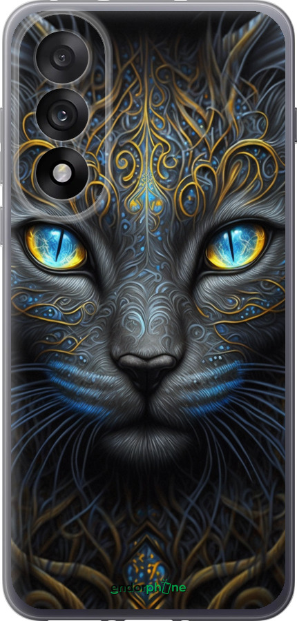 Силиконовый чехол Кошка для OnePlus Nord 5 5G - 5548u-4133 изображение 